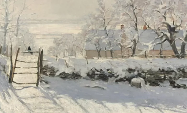 Ünlü Ressamların Kış Tabloları